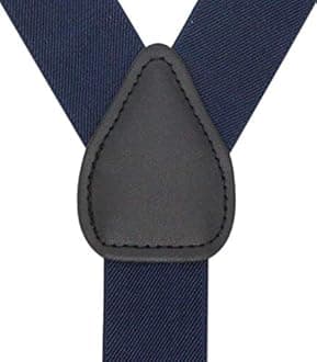 'Timiot Y Back Button 1.4'' Suspenders for Men with Stylish Leather Button Ends Long Lasting Stretch Ultimate Fashion'