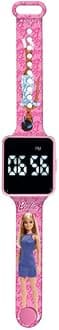 LEXIBOOK DMW060BB Barbie Digital Watch, 12-Hour or 24-Hour time Display, Pink