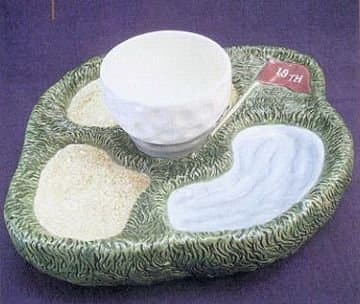 Golf Green Chip and Dip Bowl