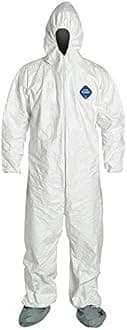 Tyvek 500 Xpert | Chemical Protective Clothing with Hood, Category III, Type 5-B and 6-B | Robust yet Lightweight | White | Size XXL