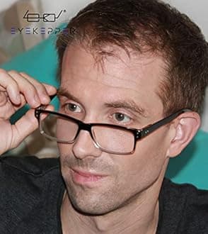Eyekepper Vintage Reading Glasses for Men - 5 Pack Spring Hinges Classic Readers