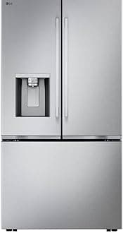 24 cu. ft. Counter Depth MAX Zero Clearance 3-Door French Door Refrigerator with Craft Ice in PrintProof Stainless Steel LF24Z6530S