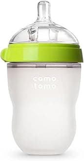 Comotomo Baby Bottle Single Pack, Green, 8oz