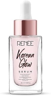 Korean Glow Serum 15ml, Lightweight, Non Greasy, Hydrates, Smoothens,Plump-up the Skin With Glassy-dewy Shine & Maintain Its Youthful Glow Hyaluronic Acid & Vitamin C