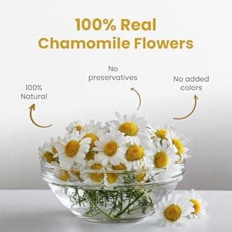 BLUE TEA - Chamomile Tea - 3.52 Oz (100+ Cups) Loose | BEDTIME TEA | Chemical Free | Herbal Tea - Caffeine Free - Flower Based - Calming Tea - Vegan - Non-GMO | Premium Zipper Pack