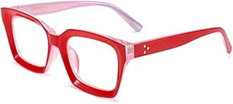 Glasses Frame Womens, Square Thick Eyeglasses Frame, Classic Eyewear for Men E1061