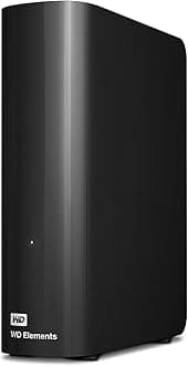 Western Digital 26TB Elements Desktop External Hard Drive, USB 3.0 External Hard Drive for Plug-and-Play Storage - WDBWLG0260HBK-NESN