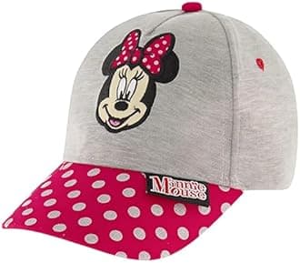 Disney Girls' Little Minnie Mouse Baseball Hat Kids Cap Size 2-4 or 4-7