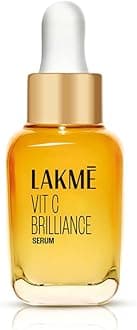 Lakmé 9To5 Vitamin C+ Facial Serum with 98% Pure Vitamin C complex, Improves Skin textures, Brightens, and gives Healthy, Glowing skin, All Skin Types, 30ml
