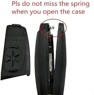 Horande Replacement Smart Keyless Entry Remote Control Key Fob Case fit for BMW 1 3 4 5 6 7 F Series X3 X5 M2 M5 F10 235ix 320 Key Fob Shell Cover