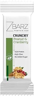 Zbarz Fruit & Energy Bars, vegan, vegetarian, and without added sugar (Mix Box, 12 x Bars) - Sport energy bars made from fruits & nuts for everyday use, cycling, hiking, fruit bars (Peanut Crannberry)