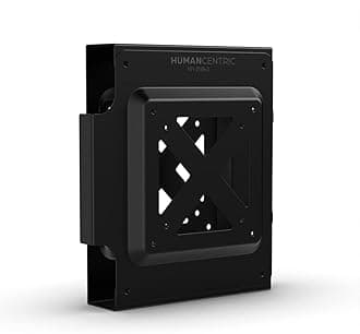 HumanCentric Dual VESA Sleeve Mount Compatible with Mac mini, Custom Adapter Mounts Behind Monitor with an Arm, 75mm x 75mm and 100mm x 100mm Patterns, Does Not Work with 2024 M4 Mac mini