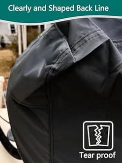 FLYMEI Boat Motor Covers, Outboard Motor Cover with 420D Heavy Duty Oxford Fabric Extra PVC Coating,Waterproof Outboard Engine Covers Fit for Motor 100-150 HP