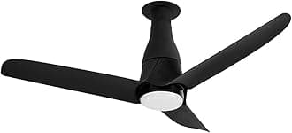 Crompton SilentPro Blossom 1200 mm ActivBLDC Ceiling Fan | 2X Silent | Remote control | Anti-Dust Technology | BEE 5 Star Energy Rated | 5 Years Warranty, (Matte Black)