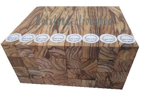 20 ~ DARK GRAINS AROUND ~4 SIDES~ EXTREMELY FIGURED Bethlehem Olive Wood Pen Blanks