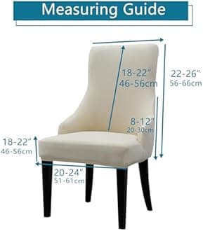 Liykimt Stretch Wingback Side Chair Slipcover-Accent Chair Cover Slipcover with Arm,Washable Upholstered Arm Dining Chair with Nailed Trim Protector for Dining Living Room Set of 2,Black/Gray