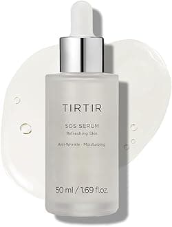 TIRTIR SOS Serum - Radiant Glow Boosting - Plumping, Anti Aging, Hydrating - Visibly Smooth and Glowy Skin - Fragrance Free for All Skin Types, 1.69 fl.oz.