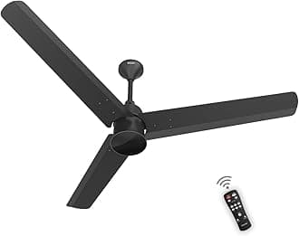 Silencio Mini 900mm 5-Star Advanced BLDC, Remote Ceiling fan for home | High Air Delivery, 25 Speed Setting, Sleep Mode, Reverse Rotation, Free Installation | 3+1 Years Warranty 【Matt Black】