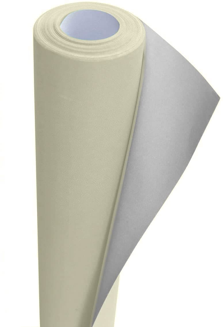 Wrapping Paper roll, Large Display Poster Paper Roll, Backing Paper 10m x 76cm - 80gsm Art, School Craft, Packing, Table Runner, Notice Boards, Drawing, Painting, Backdrop, Kraft Paper. (Cream)