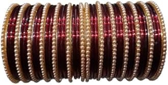 Shuhag glass bangles set