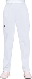 Scrubs for Women Cargo Pant Natural Rise Tapered Pull-On Bottom with 4 Pockets , Fade Resistant Fabric - 4200