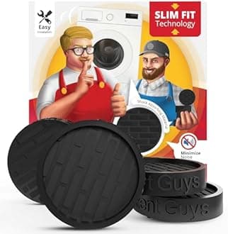 Silent Guys Anti Vibration Pads for Washing Machine 4 pcs Anti Vibration Mat Washing Machine Mat Anti Vibration Pads for Washer Vibration Pad Rubber Mat for Washer and Dryer Washing