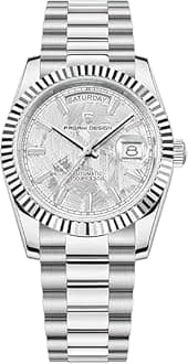 Pagani Design 1752 Men's Automatic Watch, Date Watch Men's, Sapphire Glass, Japan Imported Movement, Self-Winding Movement Stainless Steel Watch, 100M Waterproof.
