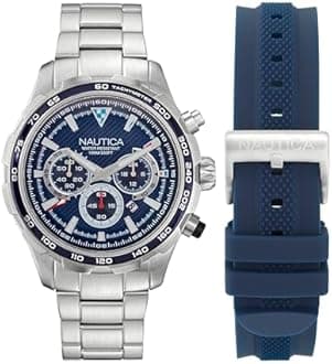 Nautica Men's NST Chronograph 46mm Watch