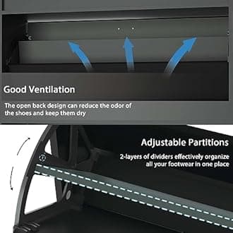 Shoe Cabinet with 2 Flip Drawers Set of 2, Narrow Shoe Storage Cabinet for Entryway, Freestanding Hidden Shoe Organizer for Hallway, Bedroom, Apartment