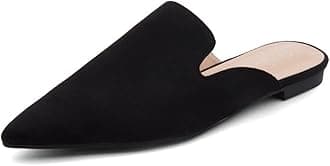 Mules for Women, Slip On Pointed Toe Flats, Womens Mules, Comfortable Backless Loafers for Business Casual, Office, Travel, Walking & Daily Wear, Trendy 2025