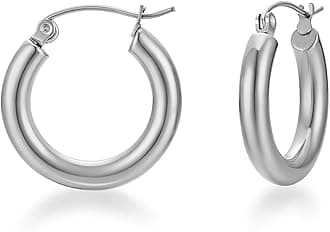 18K Gold Plated Chunky Hoop Earrings for Women Fashion Thick Gold Hoops Set Jewelry for Birthday Christmas Gifts