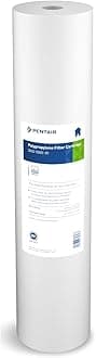 Pentair Pentek DGD-5005-20 Big Blue Water Filter, 20-Inch Whole House Sediment Filter Cartridge Replacement, Dual-Gradient Density Spun Polypropylene, 20" x 4.5", 5 Micron, Pack of 1, White