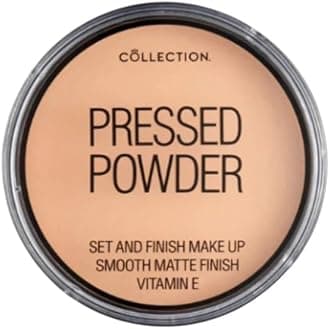 Cosmetics Pressed Powder, Velvety Matte Finish, 17g, Translucent