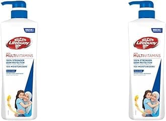 LIFEBUOY Antibacterial Body Wash, Mild Care, 100 percent stronger germ protection and hygiene with 10x Moisturizers, 700ml (Pack of 2)