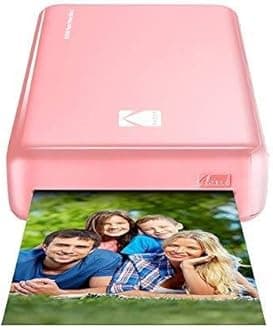 Kodak Mini 2 HD Wireless Mobile Instant Photo Printer with 4Pass Patented Printing Technology, Compatible with iOS and Android Devices - Pink