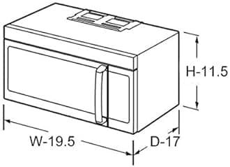 Glassiano Polka White and Black Printed Microwave Oven Cover for IFB 25 Litre Convection Microwave Oven (25BC4, Black +Floral Design)