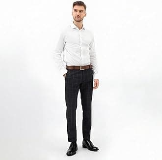 CHAMARIPA Men's Formal Shoes with Invisible Height Increase (5-8cm / 1.97-3.15 Inch) - Genuine Leather Oxford, Derby for Business & Smart Occasions (6-11.5 UK)