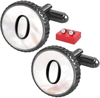 Cuff Links Mens Golden Silver Gunmetal Black, Cufflinks for Men Custom Initial Personalized Mother Of Pearl Mens Cufflink for Shirt Golden Silver Gunmetal Black Cuff Link Shirt for Wedding