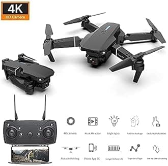 Handheld Drone-With-4K-Camera-Wifi-Fpv-1080P-Hd-Dual-Foldable-Rc-Quadcopter-Altitude-Hold-Headless-Mode-Hight-Hold-Color-Quadcopter (Multi)