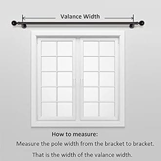 Luxury Brown and Coffee Valance Waterfall Swag with Tassels for Living Room Bedroom Windows European Design Rod Pocket Top (100 cm, 1 Panel)