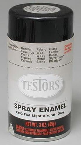 Testors Enamel Flat Light Aircraft Gray Spray