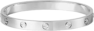 Jewellery For Women Contemporary Silver Plated Love Bracelet (MYN-BNG-17181)