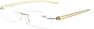 Eyekepper Readers Small Lenes Rimless Reading Glasses Men Women