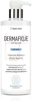Dermafique Intensive Restore Body Lotion Serum – 500ml, Body Lotion for Dry Skin, Suitable for Winters, with 10x Vitamin E Benefits & Deep Hydration, Moisturizer for Body | Dermatologist Tested