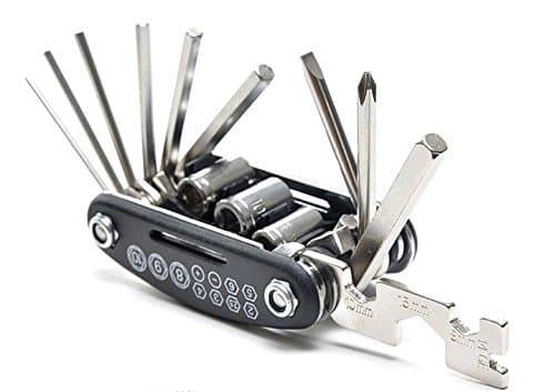 Multi Function 15 in 1 Set Bike Cycling Bicycle Tools Screwdriver Socket Wrench Kit