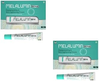 Melalumn Ultra Advanced Depigmenting cream for Skin Lightening, and Radiance - Enhancing Cream with Niacinamide, Glycolic Acid, Kojic Acid, and Arbutin for Hyperpigmentation Treatment and Even Skin Tone, 20g (Pack of 2)