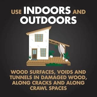 Spectracide Terminate Termite Killing Foam, Kills Exposed Subterranean, Drywood and Dampwood Termites On Contact, for Insects, 16 fl Ounce (Pack of 4)