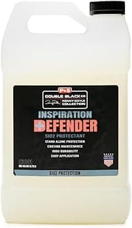P & S Professional Detail Products Defender SiO2 Protectant Coating Topper & Standalone Sealant High-Gloss, Slick Finish Easy Spray & Wipe Renny Doyle Double Black - 1 Gallon