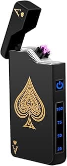 LcFun Electric Lighters Rechargeable (Black Ace)