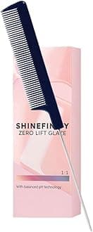 Shinefinity Zero Lift Glaze 05/37 Light Brown Gold Brown Demi-Permanent Hair Color 2oz and M Hair Designs Tail Comb (Bundle)